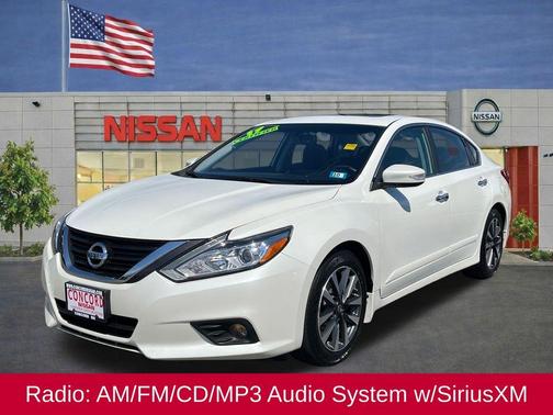 White 2017 Nissan Altima 2.5 SV