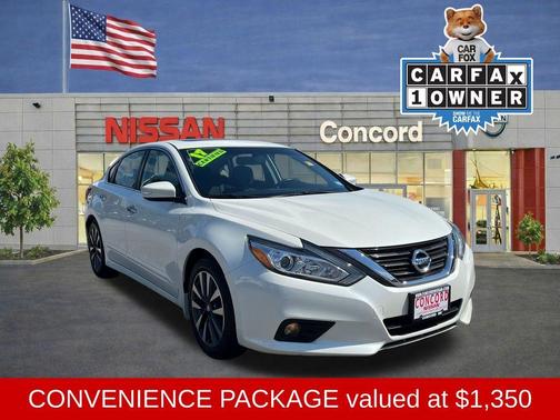 White 2017 Nissan Altima 2.5 SV