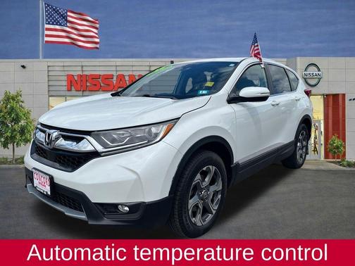 White 2019 Honda CR-V EX