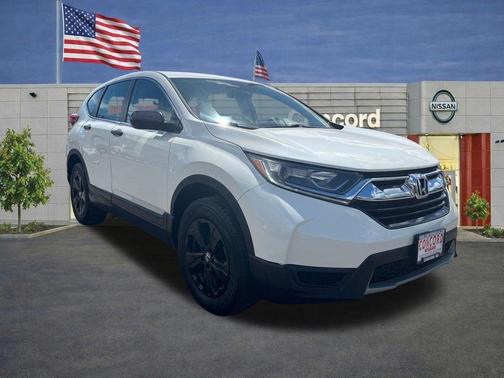 White 2018 Honda CR-V LX