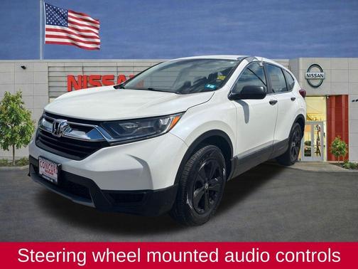 White 2018 Honda CR-V LX