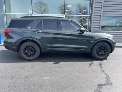 Forged Green Metallic 2022 Ford Explorer Timberline