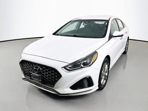 Quartz White 2019 Hyundai SONATA SEL
