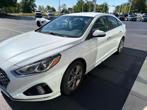 Quartz White 2019 Hyundai SONATA SEL