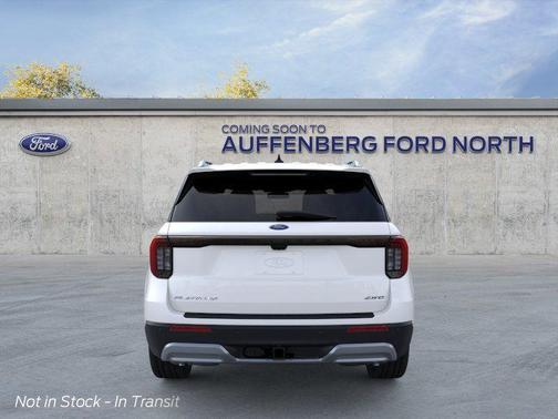 White Metallic 2026 Ford Explorer Platinum