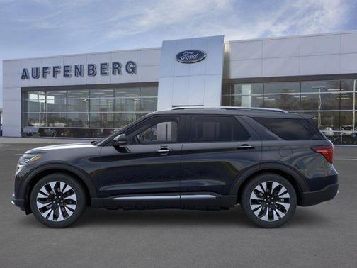 Black Metallic 2026 Ford Explorer Platinum