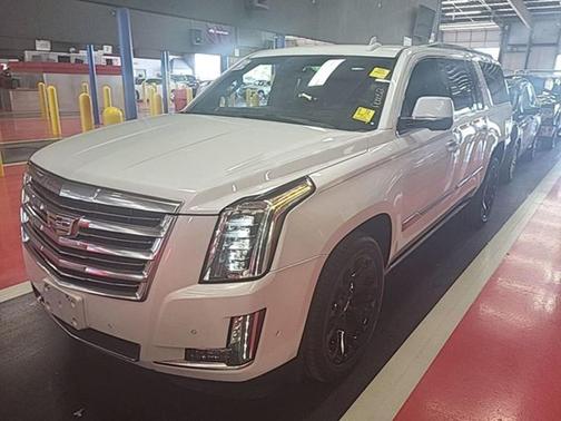 Crystal White Tri-Coat 2019 Cadillac Escalade ESV Platinum