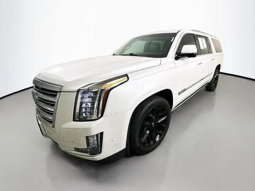 Crystal White Tri-Coat 2019 Cadillac Escalade ESV Platinum