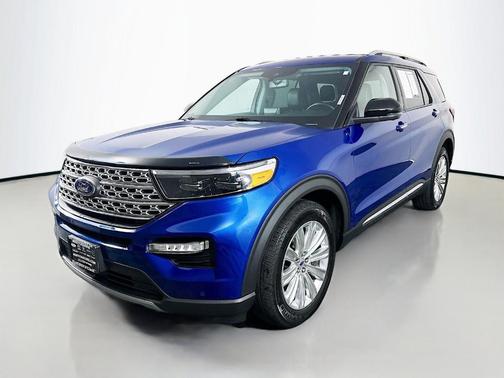 Blue Metallic 2023 Ford Explorer Limited