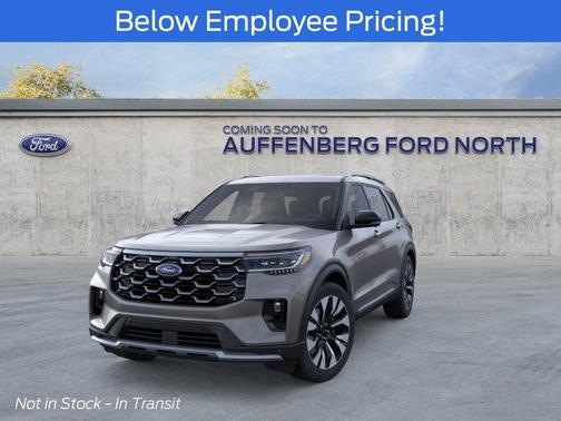 Gray Metallic 2026 Ford Explorer Platinum