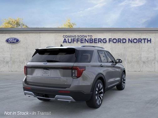 Gray Metallic 2026 Ford Explorer Platinum
