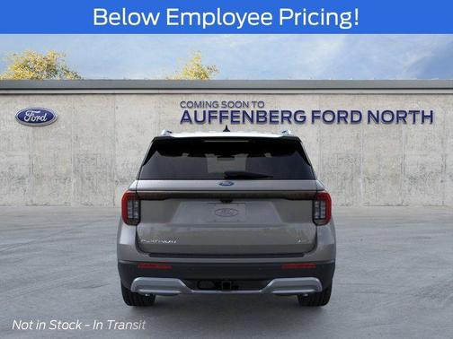 Gray Metallic 2026 Ford Explorer Platinum