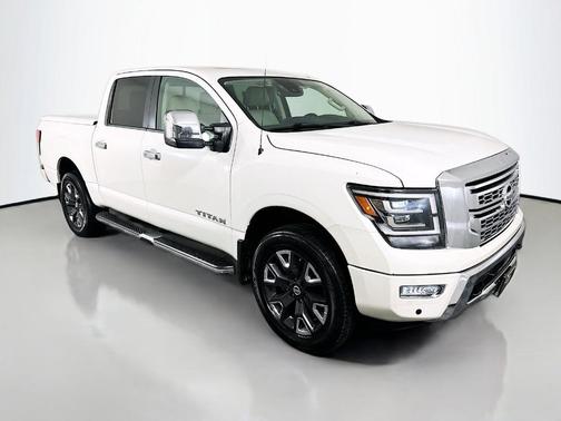 White 2021 Nissan Titan SL