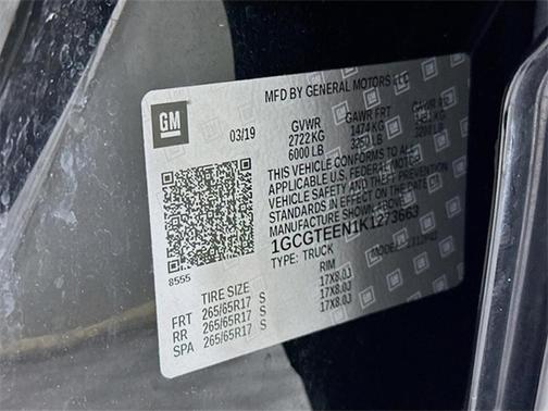 2019 Chevrolet Colorado ZR2