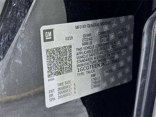 2019 Chevrolet Colorado ZR2