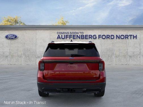 Red Metallic 2026 Ford Explorer ST-Line