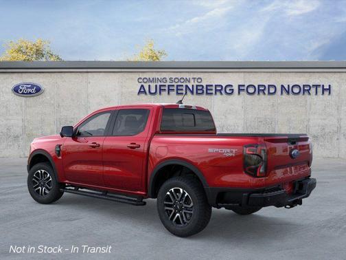 Red Metallic 2026 Ford Ranger Lariat