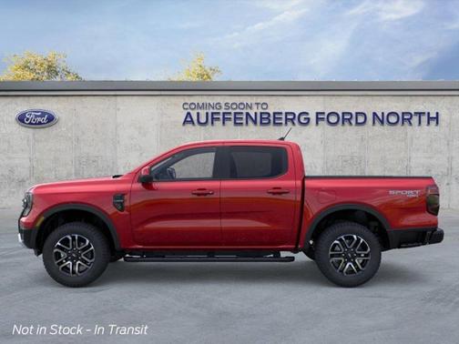 Red Metallic 2026 Ford Ranger Lariat