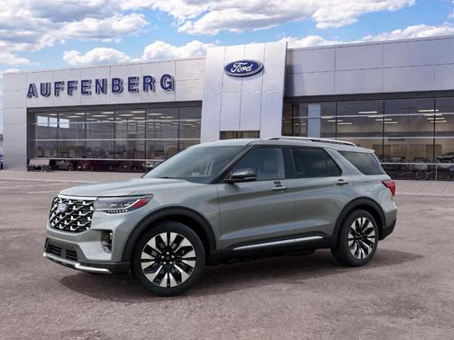 Gray 2027 Ford Explorer Platinum
