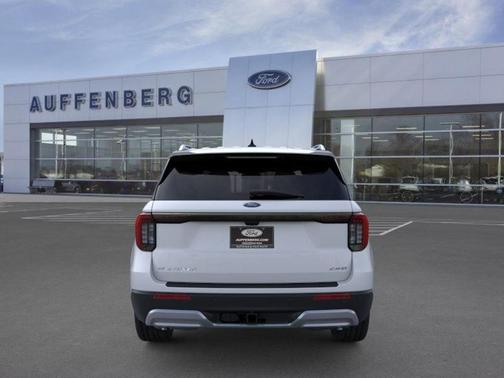 Space White Metallic 2026 Ford Explorer Platinum