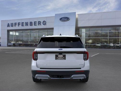 Space White Metallic 2026 Ford Explorer Platinum
