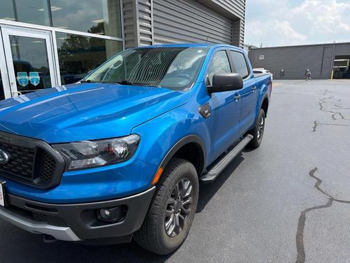 Blue 2021 Ford Ranger XLT