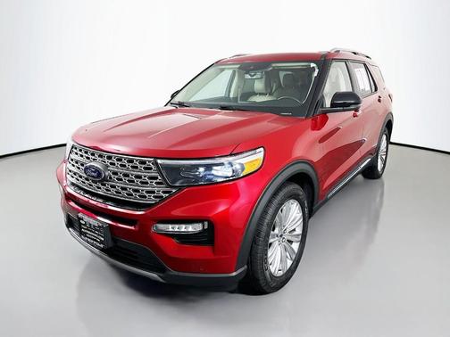 Red Metallic 2023 Ford Explorer Limited