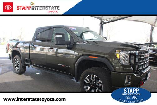 Forest Metallic 2022 GMC Sierra 2500 AT4