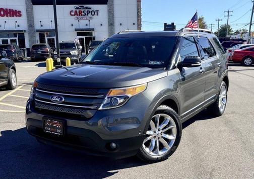 Gray 2015 Ford Explorer Limited