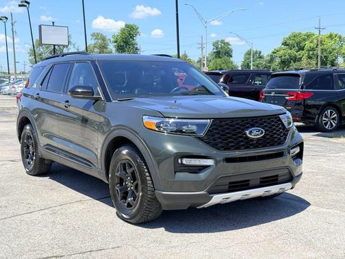 Green 2023 Ford Explorer Timberline Sport Utility 4D