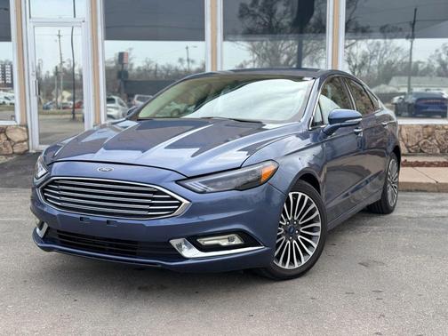 BLUE 2018 Ford Fusion Titanium