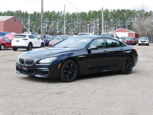 Black Sapphire Metallic 2015 BMW 640 Gran Coupe i xDrive