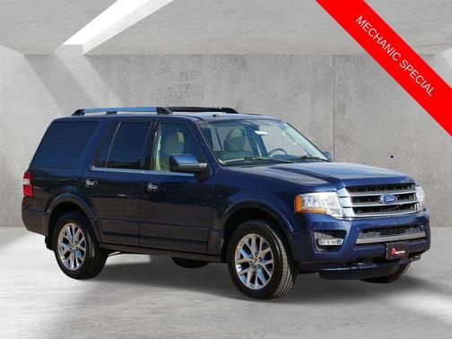 Blue 2017 Ford Expedition Limited