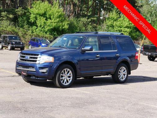 Blue 2017 Ford Expedition Limited