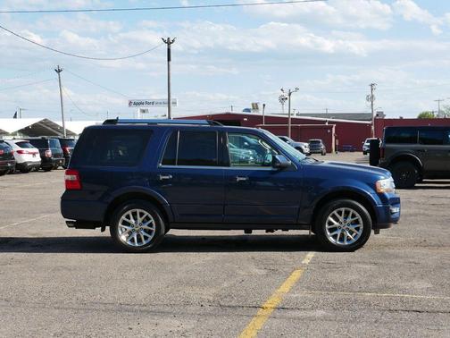 Blue 2017 Ford Expedition Limited