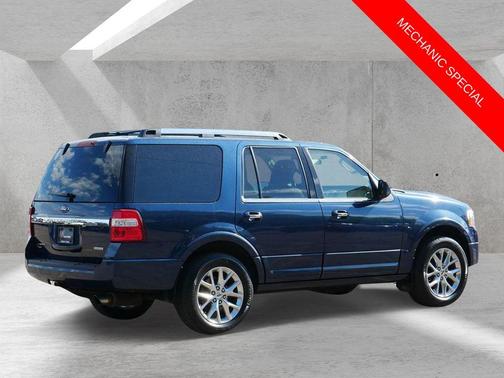 Blue 2017 Ford Expedition Limited