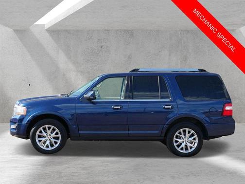 Blue 2017 Ford Expedition Limited