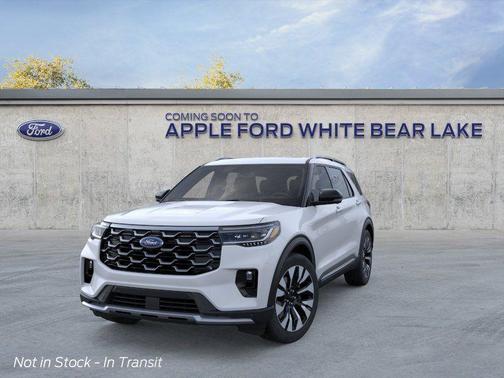 White 2026 Ford Explorer Platinum