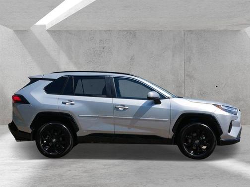 Silver Sky Metallic 2024 Toyota RAV4 Hybrid SE
