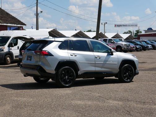 Silver Sky Metallic 2024 Toyota RAV4 Hybrid SE