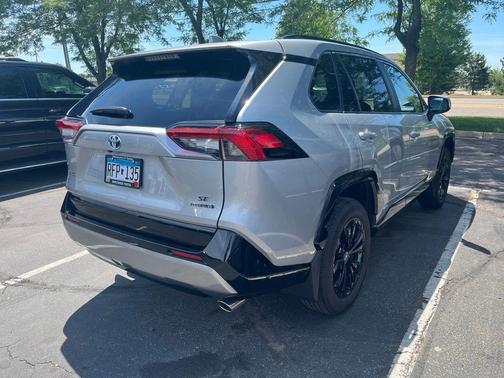 Silver Sky Metallic 2024 Toyota RAV4 Hybrid SE