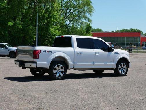 White Platinum Clearcoat Metallic 2015 Ford F-150 Platinum