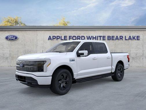 White Metallic 2025 Ford F-150 Lightning LARIAT