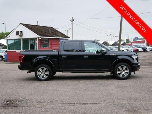 Shadow Black 2017 Ford F-150 Platinum