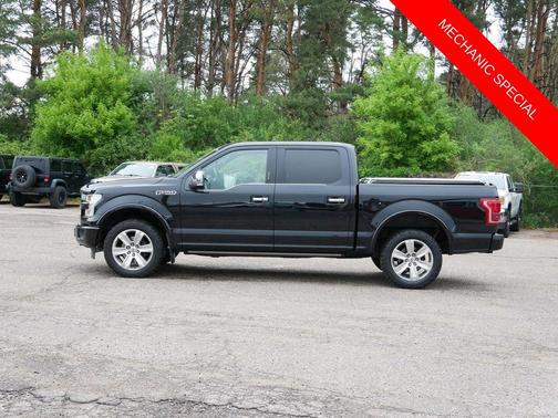 Shadow Black 2017 Ford F-150 Platinum
