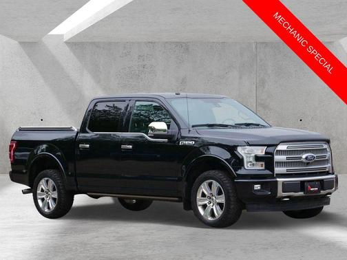 Shadow Black 2017 Ford F-150 Platinum