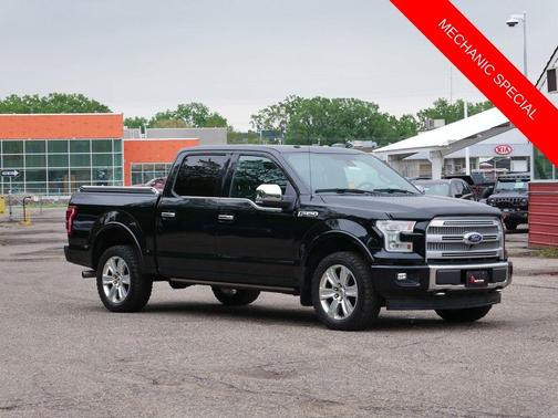 Shadow Black 2017 Ford F-150 Platinum