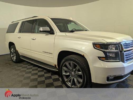 White Diamond Clearcoat 2015 Chevrolet Suburban 1500 LTZ