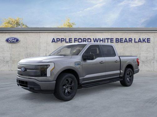 Gray Metallic 2025 Ford F-150 Lightning Flash