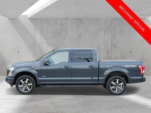 Gray 2016 Ford F-150 XLT